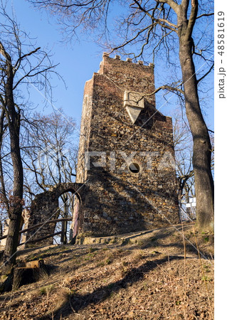 Romantic Cibulka lookout tower, Prague Romantic Cibulka lookout tower, Prague 48581619