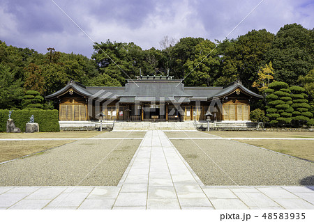 山口 山口県護国神社 拝殿 山口 山口県護国神社 拝殿 48583935