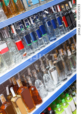 Image of various bottled alcohol drink Image of various bottled alcohol drink 48585693