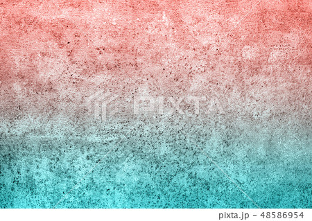 Turquoise living coral gradient concrete plaster Turquoise living coral gradient concrete plaster 48586954