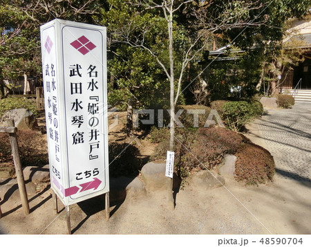 武田神社の姫の井戸 武田神社の姫の井戸 48590704