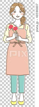 Mother's Day Carnation Mom's smile 48590807