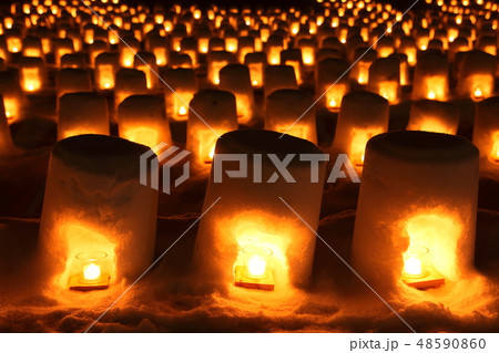 青根温泉のゆきあかり 48590860