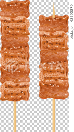 Yakitori leaf sauce Yakitori leaf sauce 48590879