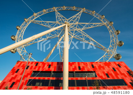 The Melbourne Stars, giant wheel in Melbourne. The Melbourne Stars, giant wheel in Melbourne. 48591180