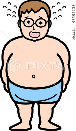 メタボの男性 48592158