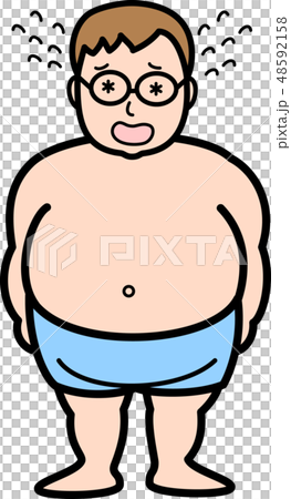 メタボの男性 48592158