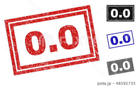 Grunge 0.0 Scratched Rectangle Watermarks 48592735