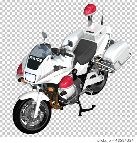 白バイhondacb1300p 4のイラスト素材 白バイhondacb1300p 4のイラスト素材