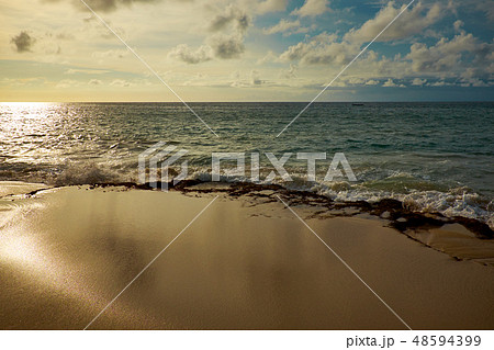 Amazing beach destination sunrise or sunset Amazing beach destination sunrise or sunset 48594399
