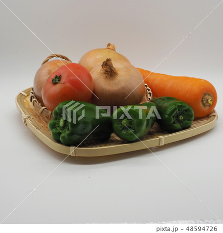 野菜(たまねぎ&ニンジン&トマト&ピーマン:オーガニック) 野菜(たまねぎ&ニンジン&トマト&ピーマン:オーガニック) 48594726