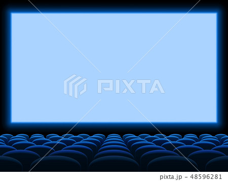 Movie Cinema Screen Vector Background のイラスト素材