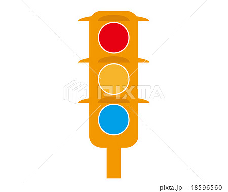 信号 サイン 横断歩道 信号機のイラスト素材
