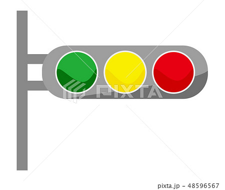 信号 サイン 横断歩道 信号機のイラスト素材