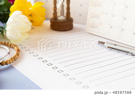 家族の死後の手続きスケジュール　身内の死後の手続き　行政手続き　カレンダー 48597566