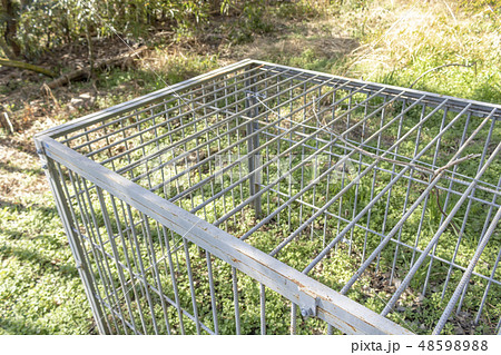 野生動物用の罠の檻の写真素材 4859