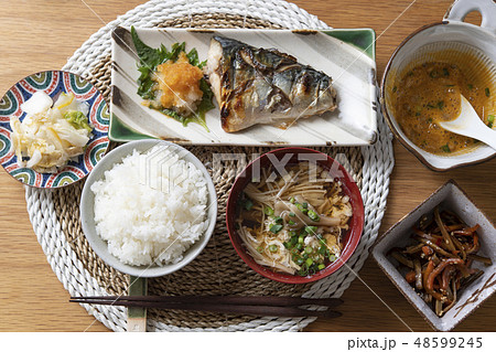 鯖の塩焼き定食 48599245