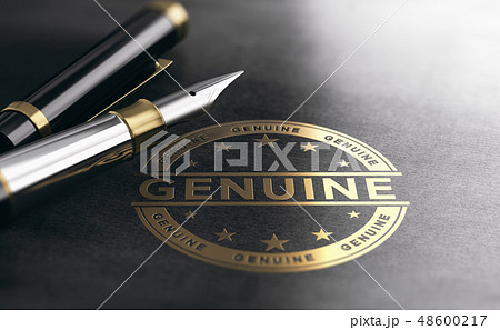 Genuine, Authenticity Certificate 48600217