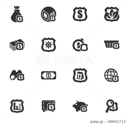 Insurance icons set 48602715