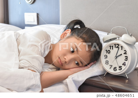Child in bed do not sleep suffering insomnia Child in bed do not sleep suffering insomnia 48604651