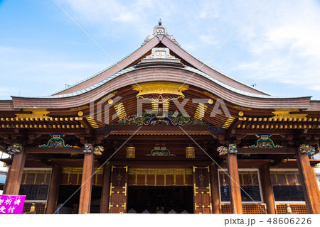 湯島天満宮 湯島天神 拝殿 （東京都文京区） 2019年2月現在 48606226