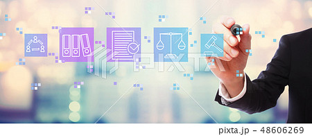 Compliance theme with businessman 48606269