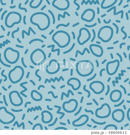 Trendy geometric memphis seamless pattern Trendy geometric memphis seamless pattern 48606613