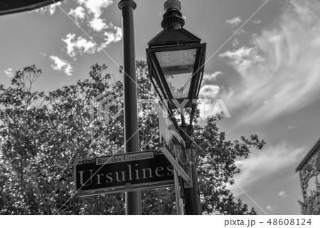 Street signs in New Orleans (USA) 48608124