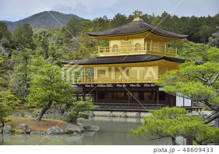 世界遺産　国宝　鹿苑寺　金閣　 48609433