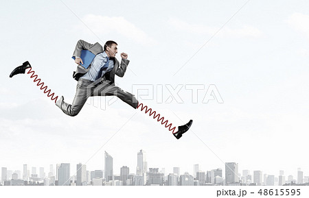 He is making giant steps 48615595