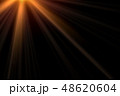 Sun rays light isolated on black background  48620604