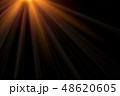 Sun rays light isolated on black background  48620605