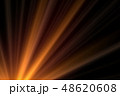 Sun rays light isolated on black background  48620608