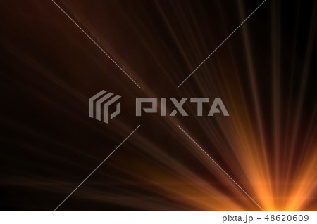 Sun rays light isolated on black background  48620609