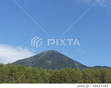 八ヶ岳連峰の蓼科山 ( 2018年9月秋 長野県北佐久郡立科町 ) 48623383