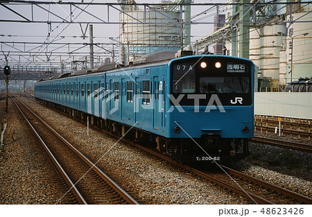 201系 京阪神緩行線の写真素材 [48623426] - PIXTA