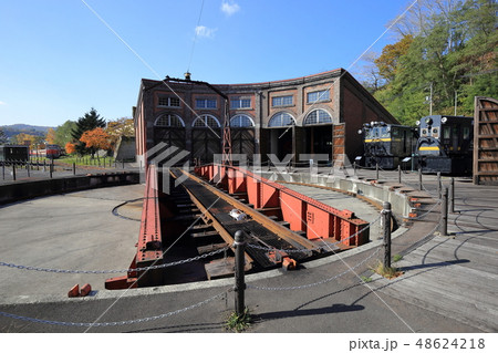 北海道　小樽　小樽市総合博物館　転車台　 48624218