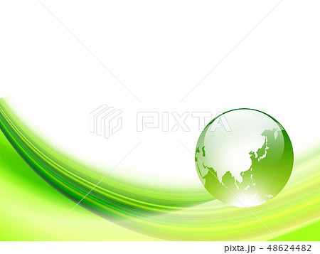 エコ　エコロジー　自然環境　温暖化　地球　人物　家族 48624482