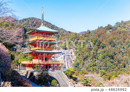 那智の滝 (2月 晴れ 和歌山) 那智の滝 (2月 晴れ 和歌山) 48626992