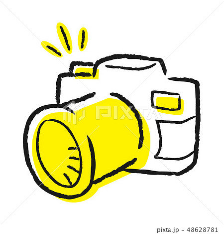 Illustration Of Camera Handwriting Stock Illustration