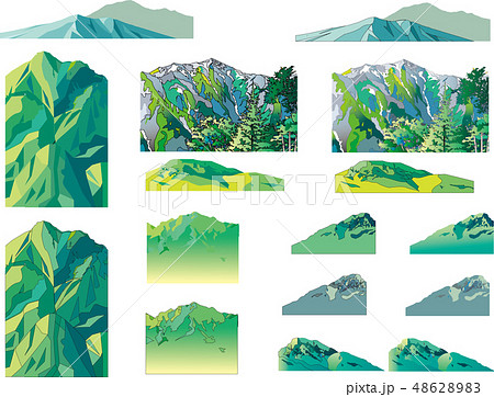 山の素材集 山の素材集 48628983