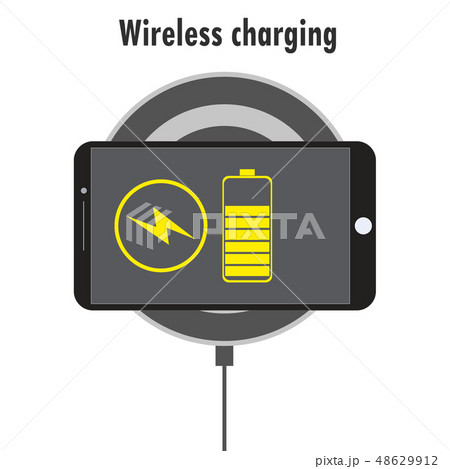 Phone on a Wireless Charge Phone on a Wireless Charge 48629912