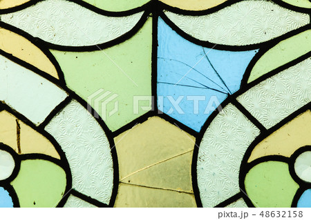 stained glass window with irregular block pattern stained glass window with irregular block pattern 48632158