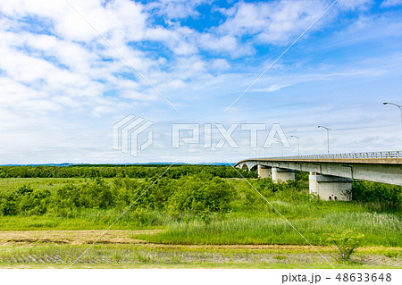 十勝川河口に架かる橋 48633648