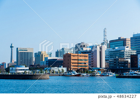 赤レンガ倉庫から山下町方向撮影 象の鼻パーク 赤レンガ倉庫から山下町方向撮影 象の鼻パーク 48634227