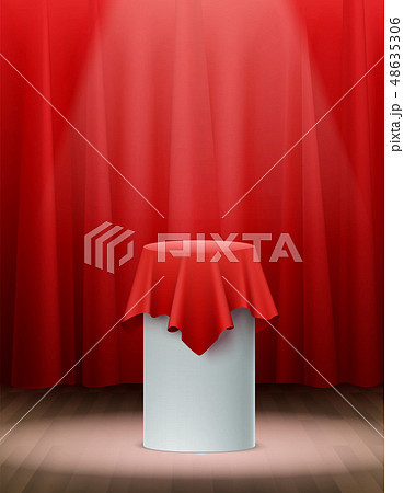 Presentation Silk Cloth Background 48635306
