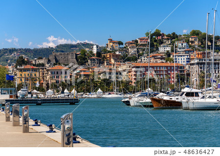Cityscape and Port of La Spezia - Liguria Italy Cityscape and Port of La Spezia - Liguria Italy 48636427