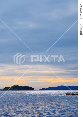 Beautiful sunset in Croatia. Summer holiday Beautiful sunset in Croatia. Summer holiday 48636632