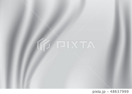 Abstract fabric background. White and grey silk Abstract fabric background. White and grey silk 48637999