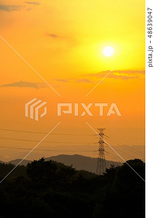 夕暮れ（種山高原） 48639047